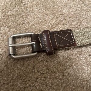 Tan braided belt